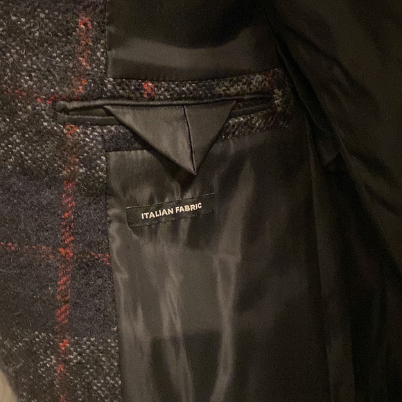 Club Monaco checked coat Size 36 - Picture 4 of 5